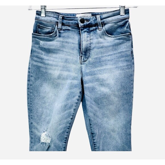 Evereve Ever Straight High Rise Ankle Denim Jeans Sz 26 - Picture 3 of 10